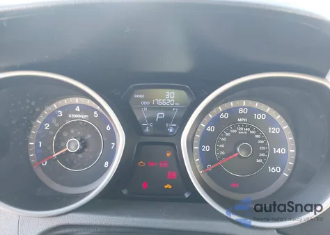 2012 Hyundai Elantra Limited (Ulsan Plant) from USA, damaged, VIN KMHDH4AE2CU349147